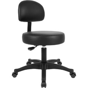 خذ مقعد UR SEAT® الاقتصادي متعدد الأغراض ببراز صياغة السبا الطبية مع مقعد قابل للتعديل وارتفاع الظهر. غطاء مقعد النسيج المتقدم سهل التنظيف. العجلات الذاتي (ميد. ارتفاع مقعد الأسود) in Kuwait