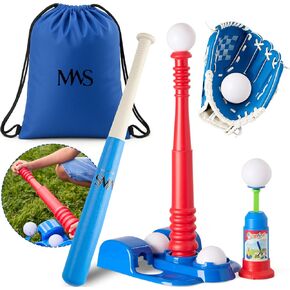 Kids Baseball Training Set – Baseball Bat, Glove, Tee, Pitcher, 4 Balls & Carry Bag – Indoor & Outdoor Sports Toy for Boys & Girls Ages 3-8 – Basebal Starter Kit for Children’s Development in Saudi Arabia