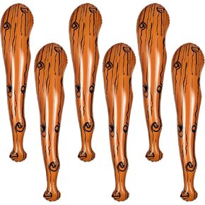 Zhanmai 6 PCS قابلة للنفخ في لعبة Batball Bat قابلة للنفخ كهف الكهف Caveman Stick Caveman للنادي Cosplay حفلة عيد ميلاد الإمدادات الهالوين كرنفال in Kuwait