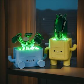 طقم إضاءة متوافق مع LEGO 10349 Happy Plants - لا يوجد طراز فقط الضوء ، إكسسوارات الإضاءة LED متوافقة مع LEGO 10349 Happy Bonsai in Kuwait