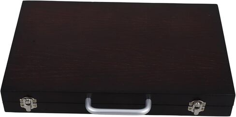 Multifunctional Paint Storage Box Portable and Lightweight Sketching Pen Case for Artists and Students Durable Walnut Color Organized Layout for Easy Access and Precise Color in Saudi Arabia
