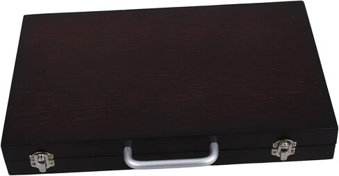 UonlyTech Portable Art Supply Organizer Box Lightweight Walnut Travel Paint for Artists and Student in Saudi Arabia