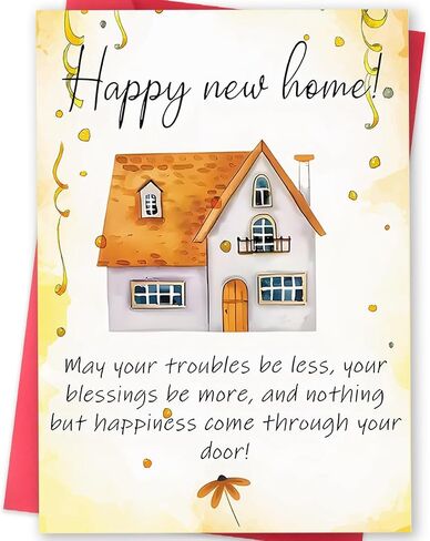New Home Card, Funny Housewarming Card Gifts for Women Men, Congratulations on Having a New House Cards in Saudi Arabia