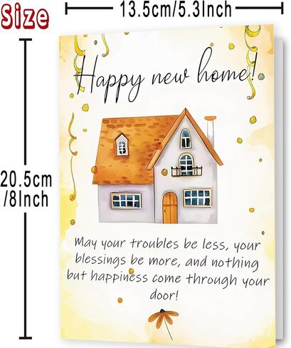 New Home Card, Funny Housewarming Card Gifts for Women Men, Congratulations on Having a New House Cards in Saudi Arabia