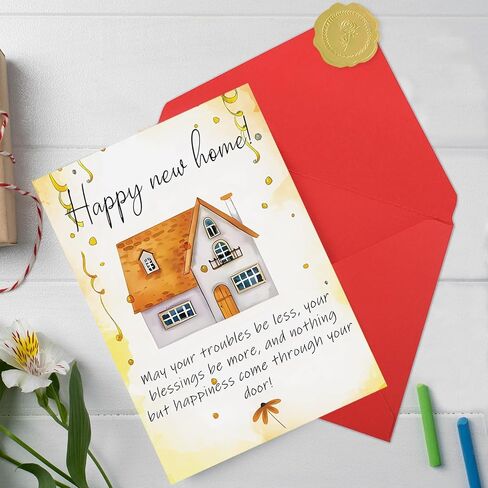 New Home Card, Funny Housewarming Card Gifts for Women Men, Congratulations on Having a New House Cards in Saudi Arabia