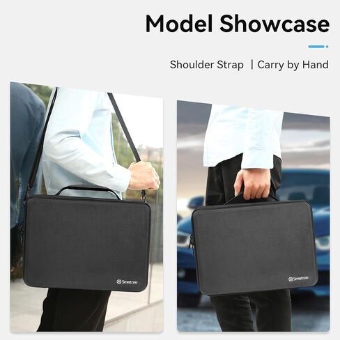 Smatree Laptop Shoulder Case for 16.3 inch DELL XPS 16, for 16 inch Precision 5690/5680, for 15.6inch XPS 15, for 15.6inch Precision 5570/3591/3590/3581/3580/3571/3570, Laptop Bag with Handle in Saudi Arabia