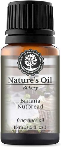 زيت عطر Banana Nutbread (15 مل) للنشر ، صنع الصابون ، الشموع ، المستحضر ، الروائح المنزلية ، رذاذ الكتان ، قنابل الحمام ، الوحل in Saudi Arabia