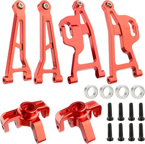 مجموعة أذرع تعليق الألمنيوم الأمامية 14210B و 14220B و Orbrant Touring Block 14230B RC Praction Praptibe Compatibe مع Hyper GO H14BM 14209 14210 JC14EP HP474 HP141S TRUCKS in Kuwait