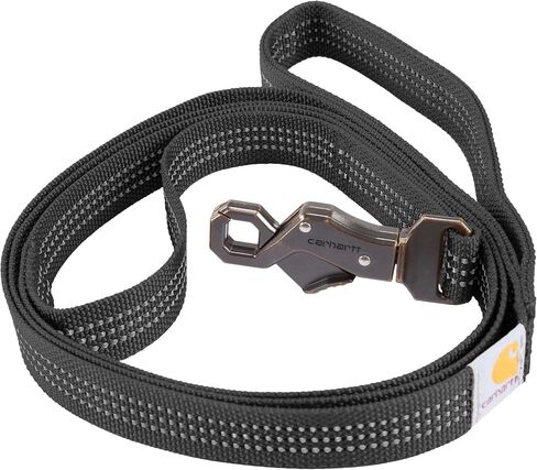 Carhartt Dual Handle Dog Leash, Durable 600-Denier Fabric W/Adjustable Metal D-Ring Hardware, Deep Wine, Large in Saudi Arabia