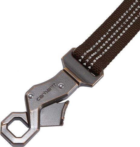 Carhartt Dual Handle Dog Leash, Durable 600-Denier Fabric W/Adjustable Metal D-Ring Hardware, Deep Wine, Large in Saudi Arabia
