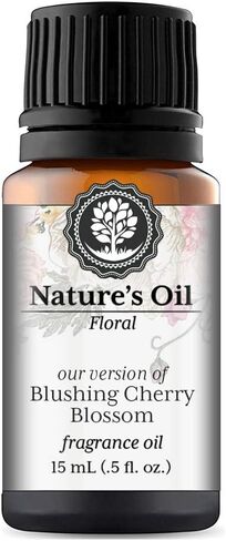 Blushing Cherry Blossom Fragrance Oil (15ml) for Diffusers, Soap Making, Candles, Lotion, Home Scents, Linen Spray, Bath Bombs, Slime in Saudi Arabia