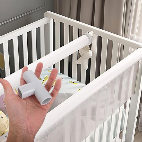 ERINGOGO 4Pcs Baby Playpen Replacement Connectors Baby Playpen Parts T-Shaped Joints Baby Play Yard Tent Playpen Accessories in Saudi Arabia