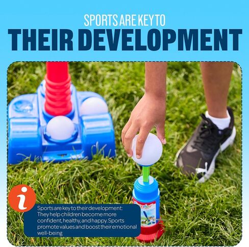 Kids Baseball Training Set – Baseball Bat, Glove, Tee, Pitcher, 4 Balls & Carry Bag – Indoor & Outdoor Sports Toy for Boys & Girls Ages 3-8 – Basebal Starter Kit for Children’s Development in Saudi Arabia