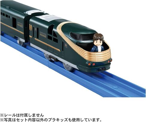 Takara Tomy Plarail Takara Tomy "Plarail Cruise Train DX Series Twilight Express Zuikaze" Train ، للأعمار 3 وما فوق ، تم تمرير معايير سلامة الألعاب ، معتمدة من St Mark ، in Kuwait