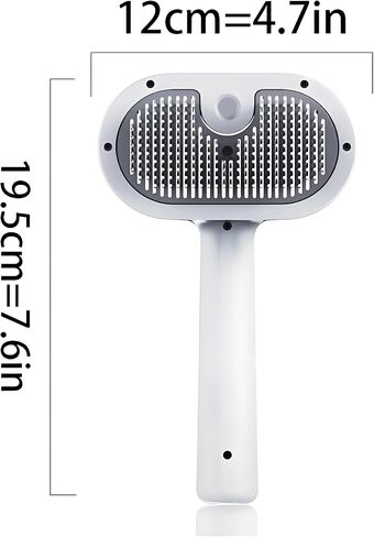Pet Steam Brush for Dog & Cat – Spray Hair Removal Comb – Steam for Shedding & Grooming – Water Brush for Long & Short Haired Pets in Saudi Arabia