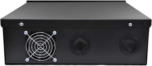 ثقيل 15 "× 15" × 5 "مربع قفل أمان DVR 16 مع مروحة العادم لأنظمة أمان CCTV - أبيض in Kuwait