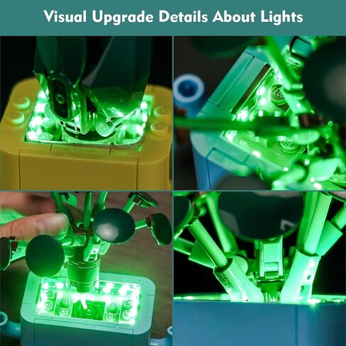 طقم إضاءة متوافق مع LEGO 10349 Happy Plants - لا يوجد طراز فقط الضوء ، إكسسوارات الإضاءة LED متوافقة مع LEGO 10349 Happy Bonsai in Kuwait