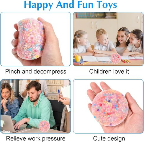 Skin Picking Fidget Toys, 8.5cm Non-Sticky Silicone Sensory Picking Pad Portable Pick Dig Peel Relax Anxiety Pocket Toy Easter Basket Stuffers Party Favors Christmas Prizes in Saudi Arabia