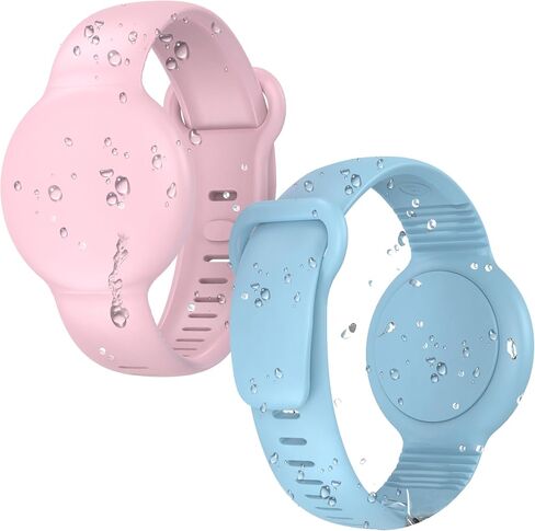 HATALKIN Compatible with AirTag Dog Collar Holder Waterproof Air Tag Holder Silicone Cat Collar in Kuwait