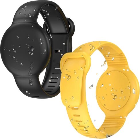 HATALKIN Compatible with AirTag Dog Collar Holder Waterproof Air Tag Holder Silicone Cat Collar in Kuwait