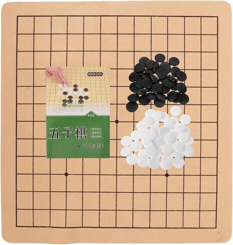 مجموعة ألعاب Homoyoyoo Portable Go Set 9x9 - لعبة الإستراتيجية الصينية للبالغين مع الأحجار البلاستيكية - مثالية للسفر و in Kuwait
