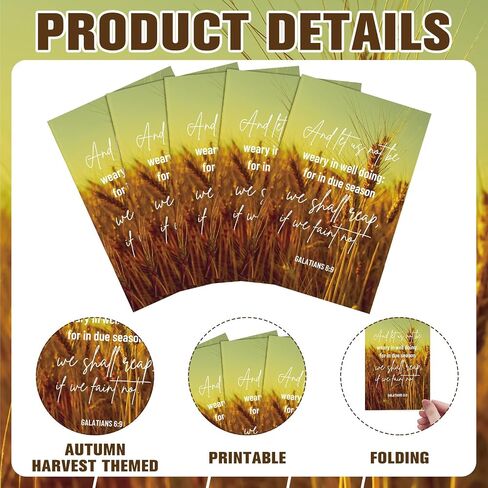 100 PCS الخريف يترك نشرة الكنيسة ، ورقة كبيرة ، عبادة يسوع ، لقد جعل كل شيء جميل النشرات خريف الكتاب المقدس لمستلزمات الدراسة المدرسية لخريف عيد الشكر عبادة عيد الميلاد in Saudi Arabia