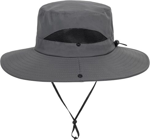 Sun Hat for Men/Women, Wide Brim UV Protection Fishing hat, Mens Waterproof Safari Boonie Bucket Hat for Hiking Garden Beach in Saudi Arabia