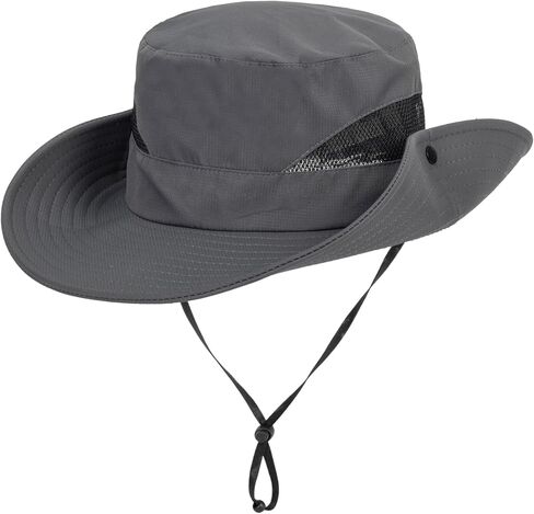 Sun Hat for Men/Women, Wide Brim UV Protection Fishing hat, Mens Waterproof Safari Boonie Bucket Hat for Hiking Garden Beach in Saudi Arabia