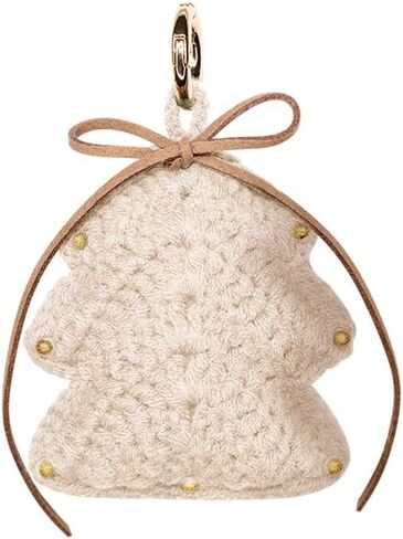 Christmas Tree Crochet Ornament DIY Kit ، 4 × 2.7 بوصة ، مجموعة كاملة مع الغزل والأدوات والفيديو التعليمي والتعليمات المكتوبة in Saudi Arabia