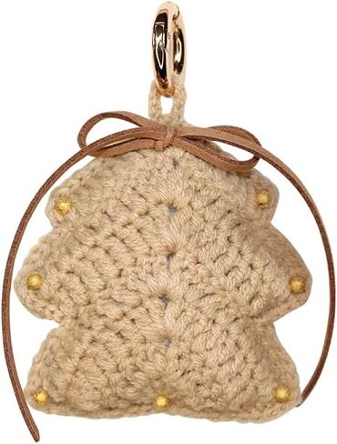 Christmas Tree Crochet Ornament DIY Kit ، 4 × 2.7 بوصة ، مجموعة كاملة مع الغزل والأدوات والفيديو التعليمي والتعليمات المكتوبة in Saudi Arabia