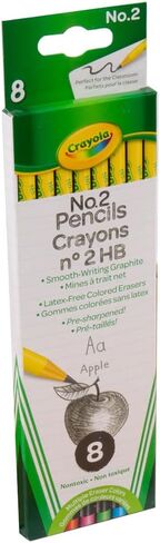 Crayola Number 2 Pencils, Classroom Must Haves, Back to School Supplies, 8 Count in Kuwait