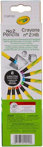 Crayola Number 2 Pencils, Classroom Must Haves, Back to School Supplies, 8 Count in Kuwait