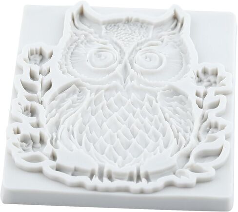 Owl Silicone Mold Bird Owl Polymer Clay Molds for DIY Crafts Epoxy Resin Casting Air Dry Polymer Clay Plaster Jewelry Making in Kuwait