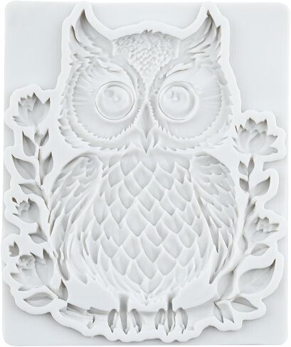 Owl Silicone Mold Bird Owl Polymer Clay Molds for DIY Crafts Epoxy Resin Casting Air Dry Polymer Clay Plaster Jewelry Making in Kuwait