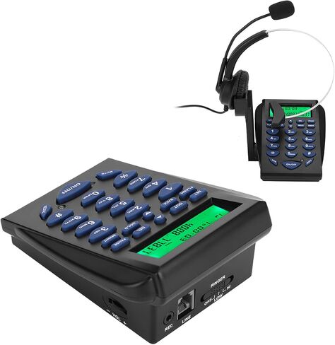 Business Office Multifunction Telephone Dial Pad, Call Center Traffic Telephone Headset in Saudi Arabia