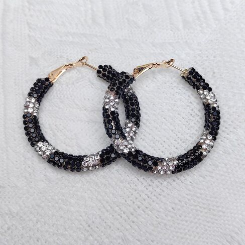 Red White and Blue Earrings, Patriotic Hoop Earrings US flag earrings For Women Patriotic Jewelry in Kuwait