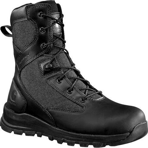 Carhartt FH8421-M15W Gilmore Waterproof 8" Side Zip Nano Toe Work Boot Black 15W in Saudi Arabia