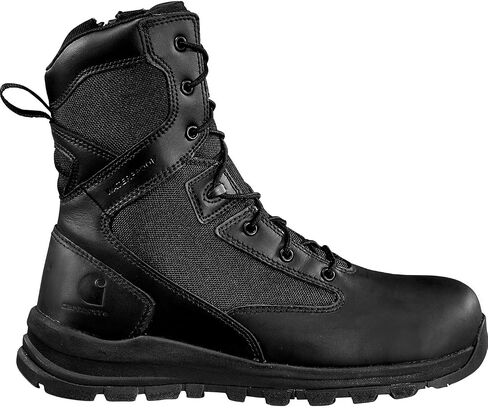 Carhartt FH8421-M15W Gilmore Waterproof 8" Side Zip Nano Toe Work Boot Black 15W in Saudi Arabia