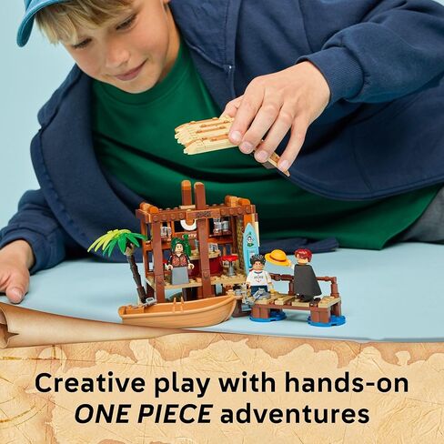 Lego One Piece Windmill Village Hut Building - Play Play Building Toy For Boys & Girls ، Ages 8+ - Toy Toy & Playet لمحبي الأنيمي - فكرة هدية لأعياد الميلاد - 75636 in Saudi Arabia