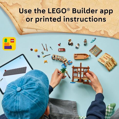 Lego One Piece Windmill Village Hut Building - Play Play Building Toy For Boys & Girls ، Ages 8+ - Toy Toy & Playet لمحبي الأنيمي - فكرة هدية لأعياد الميلاد - 75636 in Saudi Arabia