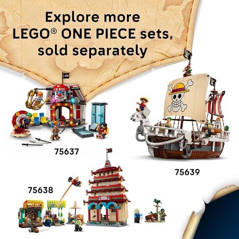 Lego One Piece Windmill Village Hut Building - Play Play Building Toy For Boys & Girls ، Ages 8+ - Toy Toy & Playet لمحبي الأنيمي - فكرة هدية لأعياد الميلاد - 75636 in Saudi Arabia
