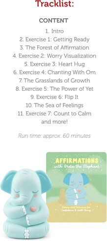 Tonies Affirmations with Greta The Elephant Audio Toy Figurine from Mindfulness in Saudi Arabia