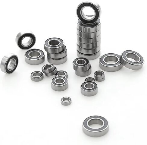 Compatible with Traxxas for Sledge 1/8 RC Car Upgrade Parts Modification Spare Replacement Accessories 28Pcs Sealed Bearing Kit RC Car Accessories in Saudi Arabia