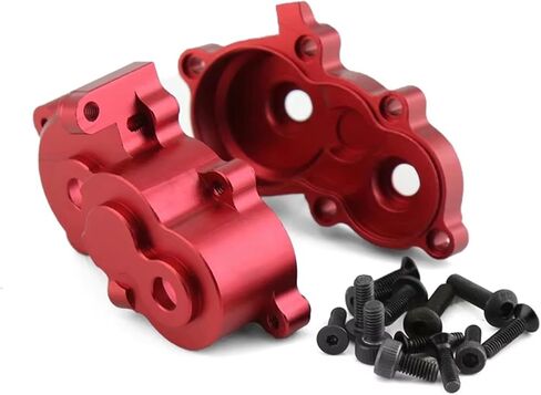 متوافق مع Traxxas للاشمئزاز لـ E-REVO لـ Summit 1/16 RC Car Parts Accessories Metal Gearbox Case Case Cover 7091 7379R RC Parts (Black) in Saudi Arabia