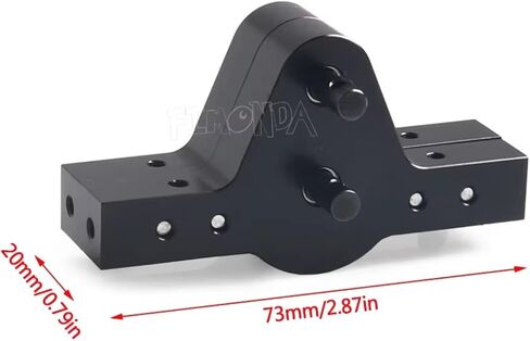 متوافق مع محوري لـ SCX10 D90 D110 1/10 RC زاحف ترقية السيارة إكسسوارات نقل الألومنيوم علبة التروس RC in Saudi Arabia