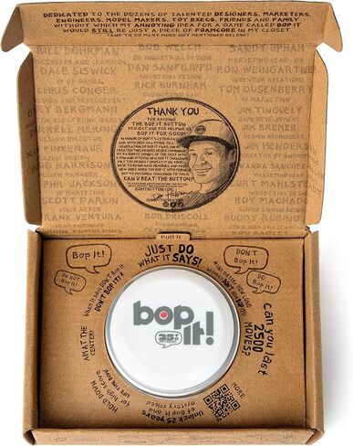 GETMOVIN SPORTS - BOP IT – Special 25th Anniversary Inventor Edition, Gift Ready Mailer Box, Retro Throw Back Colors, Perfect Family Game, for Adults, Kids, Girls, Boys, All Ages! in Kuwait