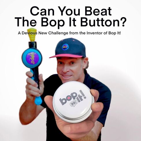 GETMOVIN SPORTS - BOP IT – Special 25th Anniversary Inventor Edition, Gift Ready Mailer Box, Retro Throw Back Colors, Perfect Family Game, for Adults, Kids, Girls, Boys, All Ages! in Kuwait