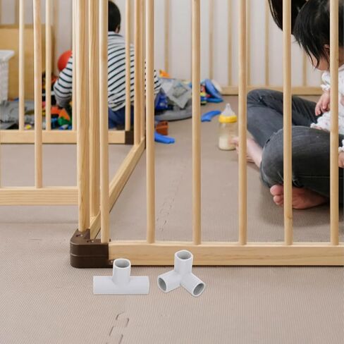 4pcs baby playpen t connector على شكل T و thpway playpen parts connector for baby play yard accessories and setup in Saudi Arabia