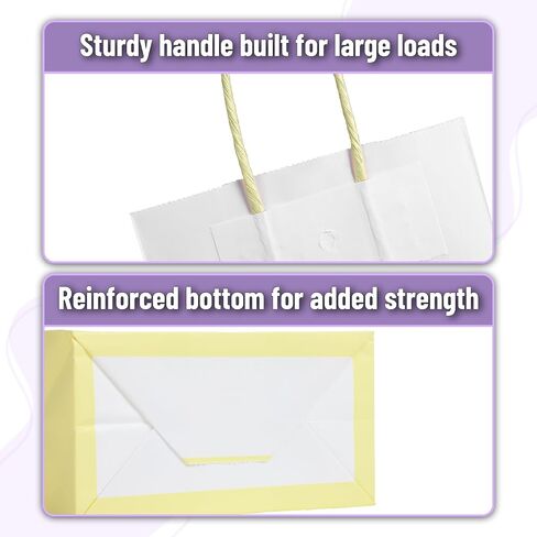 Mr. Pen- Paper Gift Bags with Handles, 32 Pack, 8.3" x 5.9" x 3.1", 16 Pastel Colors, Small Gift Bags with Handles, Party Favor Bag in Saudi Arabia