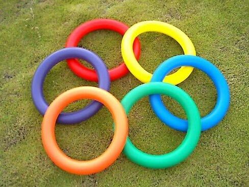(السعر/المجموعة) Everrich EVM-0011 Foam Juggling Ring-10 "-مجموعة من 6 ألوان in Saudi Arabia